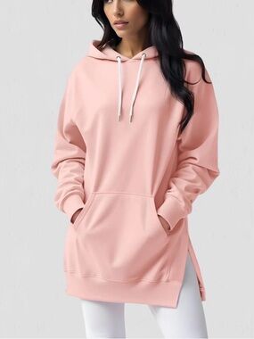 The Warmy Oversized Hoodie Dress Large Pink NWT IN PACKAGE